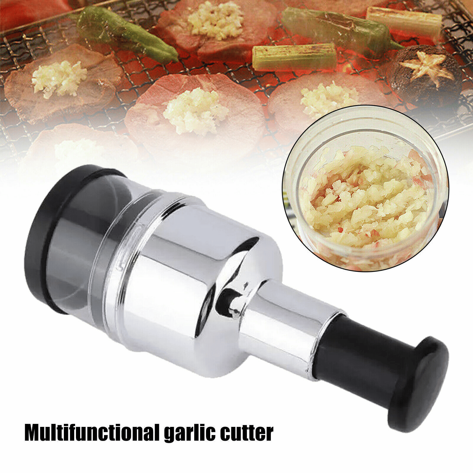 Multifunctional Pressed Garlic Chopper