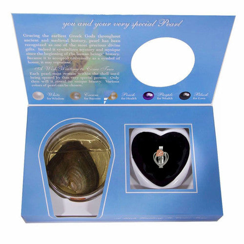 Pendant Necklace Natural Wish Pearl Vacuum Can Charm Necklace Gift Box